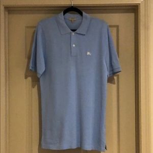Men’s Burberry Blue Polo Classic Fit Size Medium